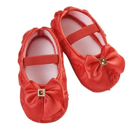 

zuwimk Toddler Shoes Baby Canvas Shoes Girls Boys Sneakers Anti-Slip Toddler First Walkers Slip On Crib Shoes Red 12