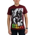 thumbnail image 1 of Bob Marley Collage Maroon T-Shirt, 1 of 1