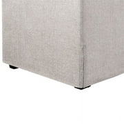 Serta Hanson Modern Farmhouse Convertible Sofa with Queen Size Sleeper, Linen Fabric