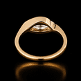 thumbnail image 3 of Diiro Marquise Cut Diamond Engagement Ring for Women Elegant Bezel Moissanite Anniversary Ring 14K Vermeil Yellow Gold Bridal Wedding Promise Ring, 3 of 6