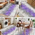 thumbnail image 5 of Area Rugs for Living Room Bedroom, Purple Grey Abstract 4'x6' Rug Washable Carpet Runner Indoor Outdoor, Gradient Geometric Graffiti Modern Art Non Slip Accent Floor Mats Rug for Kitchen, Office, 5 of 8