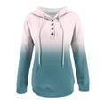 thumbnail image 4 of Womens Casual Loose Hoodies Pullover Tops Drawstring Long Sleeve Teen Girl Sweatshirts Fall Clothes With Pocket, 4 of 5