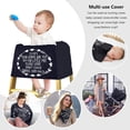 thumbnail image 6 of Stretchy Infant Car Seat Canopy, Baby Carseat Cover, Soft Nursing Breastfeeding Cover, Multi Use Newborn Carrier/Stroller/Shopping Cart Cover, Boy Girl Shower Gift - No Touch Sign, 6 of 7