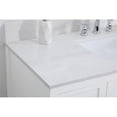 thumbnail image 4 of 48 inch Single Bathroom Vanity in White with Backsplash, 4 of 8