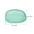 thumbnail image 2 of Unique Bargains 1 Pc Mesh Hand-held Sundries Makeup Bag Polyester Green 8.27in, 2 of 6
