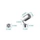thumbnail image 2 of Grifo de filtro giratorio universal 720 ° Grifo de agua Espumador de rociadores para cocina Baño Lav Abanopi Pulverizador, 2 of 7