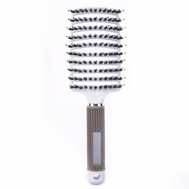 WDOplteas Cepillo Antiestático Anticaída Alisador Suave para Peinado (blanco)