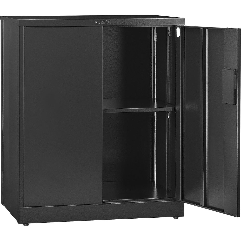 EZ Assemble Steel Storage 36"W x 18"D x 42"H, Black