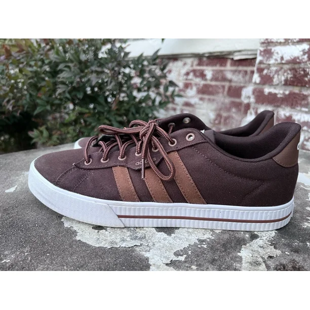 Adi-das Daily 3.0 Mens Sz 11 Shoes Chocolate Fawn Classic Low Top Casual Sneakers
