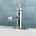 thumbnail image 2 of Kingston Brass KS7411ACL American Classic Single-Handle Bathroom Faucet, Polished Chrome, 2 of 4