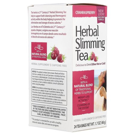 21ST CENTURY 21ST CENTURY  HERBAL SLIMMING TEA, 24 EA
