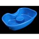 thumbnail image 4 of Fregadero de plástico fácil de lavar Fregadero de plástico Lavado de cabello Lavabo para espesar (azul oscuro) HOMEMAXS HaoMX3623975, 4 of 6