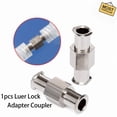 thumbnail image 5 of BE-TOOL Luer Lock Coupler Female to Female Luer Easy to Use Nickel Plated Brass Silver, 5 of 5