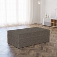 thumbnail image 3 of Retro Foldable Mattress, Halftone Inspired Polka Dots, 78.7" x 47.2", Dark Taupe and Champagne, by Ambesonne, 3 of 6