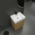 thumbnail image 6 of 24" Bathroom Vanities with Single Sink Combo, Modern Undermount Bathroom Sink Cabinet with Double drawer, Freestanding Bathroom Sink Cabinet, Engineering wood, 6 of 11