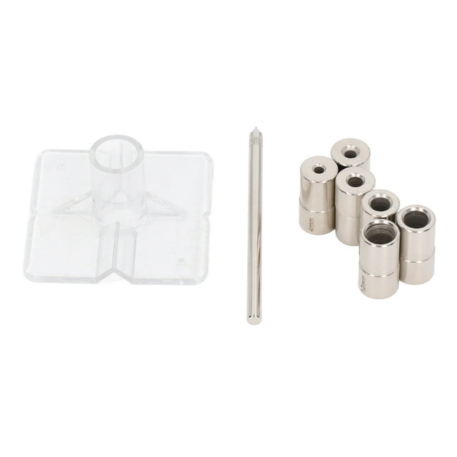Juego de Bujes de Perforació, Kit de Guía de Perforación de Centrado Aplicación Precisa para Carpintería para Carpintería