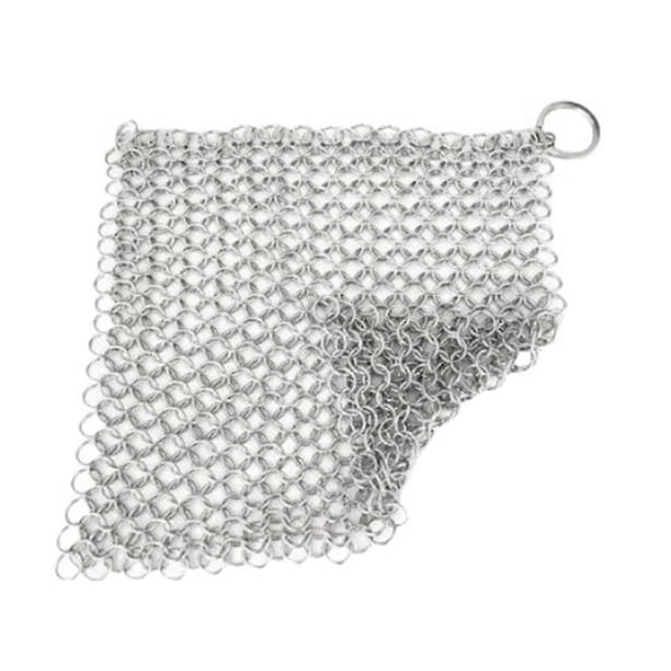 Clean Chainmail Kitchen Cleaning Ring Cleaning Chainmail Scrubber Accessories Reusable ...