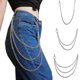thumbnail image 5 of Pants Chain Men Women Waist Belt Wallet Chain Hip Hop Punk Rock Style Betterlifefg, 5 of 5
