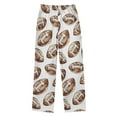 thumbnail image 2 of joogoo Retro Football Pajama Pants Pj Bottoms Sleepwear Lounge M, 2 of 9