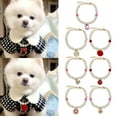 Pet Collar Pet Pearl Necklace Cat Dog Pearl Collar Pet Pendant The Dog