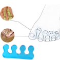 thumbnail image 4 of Separadores de dedo del pie, espaciadores de silicona para pedicura, alisadores Feliz Sencillez, 4 of 5