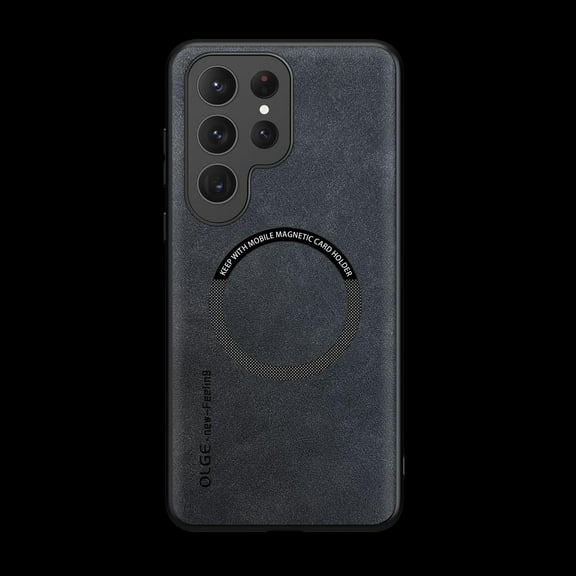 for Samsung Galaxy S24 Ultra Case Magnetic, Compatible with Magsafe & Car Mount Slim Fit Shockproof Anti-Scratch Bumper Drop Protection Phone Case for Samsung Galaxy S24 Ultra, Black