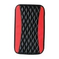 thumbnail image 3 of koolsoo Armrest Cushion Cover Center Console Box Pad Protector for Most Car SUV Red, 3 of 9