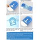 thumbnail image 5 of Mini ventilador USB de bolsillo batería de litio incorporada ventilador recargable purificador de aire humidificador F015, azul, 5 of 5
