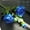 Blue, variant on Luxcidy Artificial Silk Rose Flower Single Stem Lifelike Vintage Fake Rose, Artificial Rose Flowers Long Stem Fake Silk Roses for DIY Wedding Bouquet Table Centerpiece Home Decor(Pink)