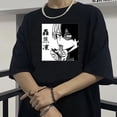 thumbnail image 4 of My Hero Academia Bakugou Shoto Todoroki Camiseta Mujer grunge streetwear Pareja Ropa Verano top Blanco, 4 of 4
