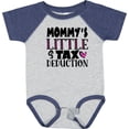 thumbnail image 3 of Inktastic Mommy's Little Tax Deduction Pink Hearts Boys or Girls Baby Bodysuit, 3 of 5