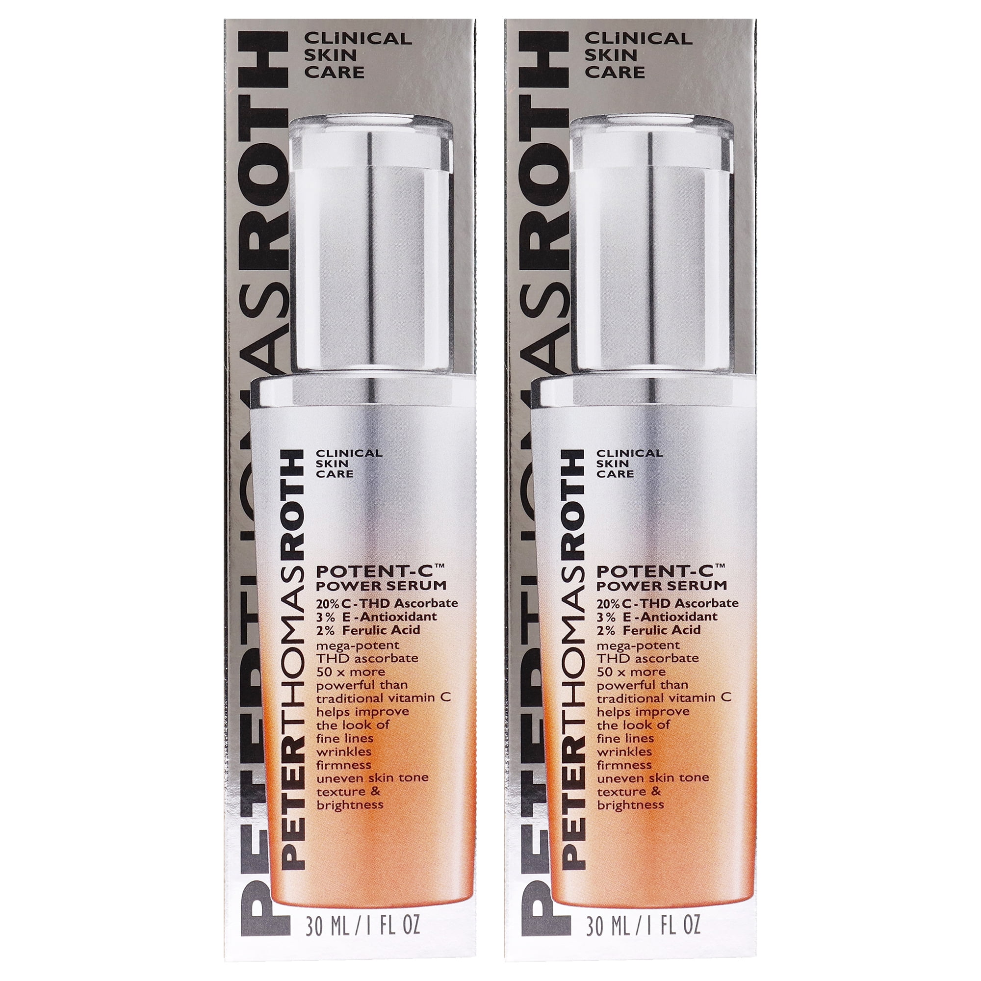 Peter Thomas Roth Potent-C Power Serum - Pack of 2 - 1 oz Serum