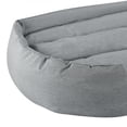 thumbnail image 6 of Sam's Pets Small Water Resistant Dog Bed with Bolster Walls, Gray, 6 of 8