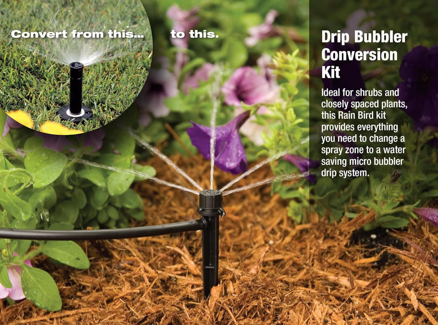 Rain Bird Corp. Consumer Drip Bubbler Conv. Kit CNV182MBS