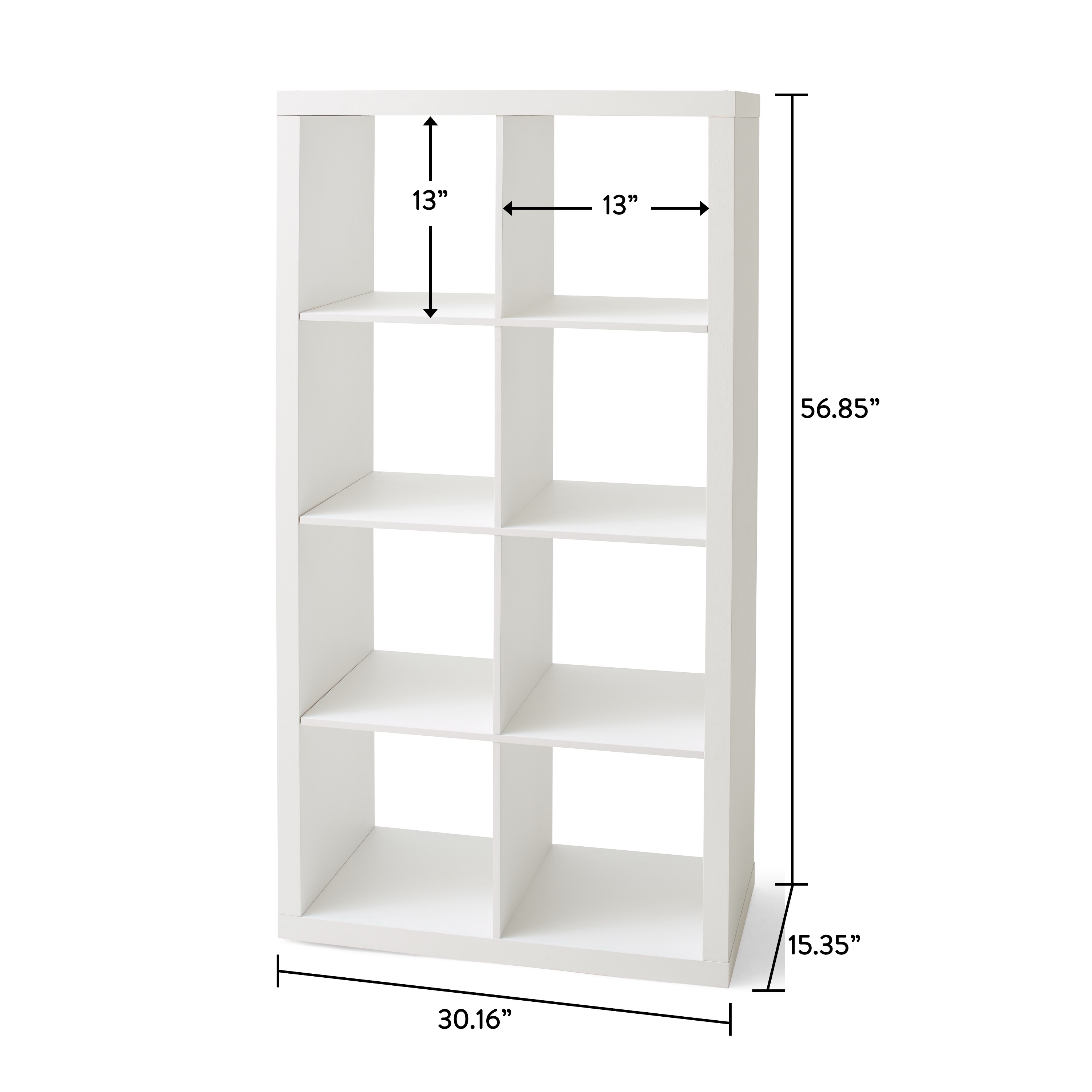 Better Homes & Gardens 8-Cube Storage Organizer, White photo 5