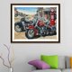 thumbnail image 3 of 5D bricolaje completo taladro cuadrado diamante pintura motocicleta cruz puntada bordar Likrtyny decoración de arte, 3 of 9