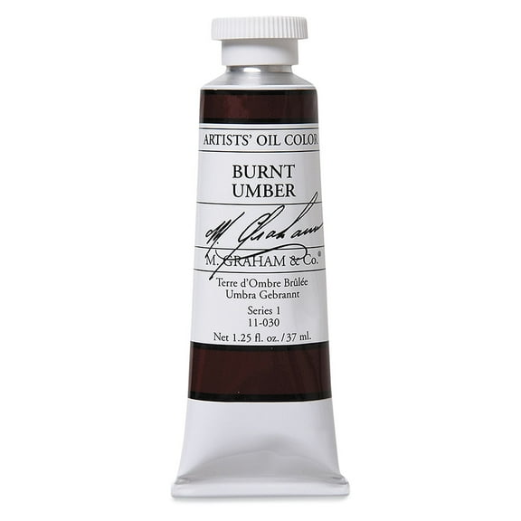 M. Graham 11-030 Oil Colors 37Ml - Burnt Umber