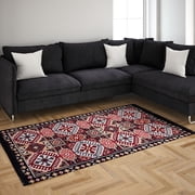 BiggHome Rug - 80*150 cm, Machine Washable, Durable, Modern Pattern for Living Room, SA25EU , 31.5 x 59.06 inches , 3.21 lbs.