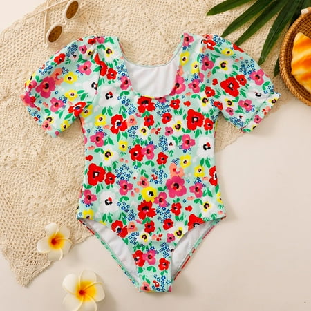 

Cathalem Girls 14-16 Bathing Suits Bikini Swimsuit Summer Swimwear Set Hollow Girls Kids Ruffles Three Piece Swimsuits Kids Swimwear Green 11 Years