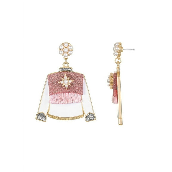 Packed Party Women's Goldtone Meet-Me-In-Nashville Earrings, Pink