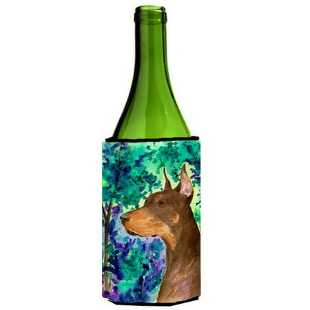 

Doberman Wine bottle sleeve Hugger 24 oz.