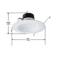 thumbnail image 5 of Halo 3010015 5 x 6 in. Halo 6.97W Plastic LED Retrofit Kit, Matte White, 5 of 7