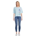 thumbnail image 2 of Stitch Women’s Multi Patch Graphic Tee with Short Sleeves, Sizes XS-XXXL, 2 of 5
