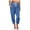 Blue, variant on Timegard Running Pants for Women Elastic Waist Comfy Solid Color Joggers Fall Casual Workout Trousers