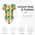 thumbnail image 5 of Picia Corn 8 Womens One Piece Swimsuits Modest Tummy Control Bathing Suits Lace Up Slimming Swim Suit-X-Large, 5 of 9