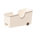 thumbnail image 2 of Caja de almacenamiento de almacenamiento de almacenamiento enrollable con ruedas de rol Organización de cocina Container contenedor de contenedor para Un 39x14.5x20cm, 2 of 8