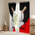 thumbnail image 3 of Castle Fairy Female Men Adults Baseball Game Curtains Pack of 2 (42x84 Each),Sport Theme Curtains Blackout,Geometric Hexagon Honeycomb Bedroom Curtains,Luxury Bedroom Decor, 3 of 6