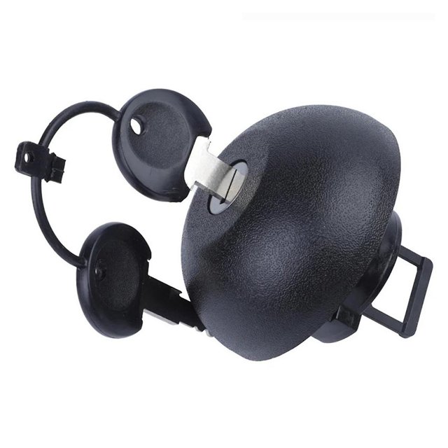 Tapa del depósito de combustible de gasolina con cerradura y dos llaves yuxing para Espace Scenic 7701471585 7701471227 Negro