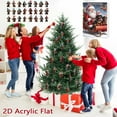 thumbnail image 7 of 2D Acrylic Christmas Ornament Countdown Calendar Double Printed Decorative Set Ideal for Kids and Festive, 7 of 7
