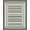 Black And Cream, Pattern 11, variant on ODIKA Striped Contemporary With Alternating Wide Bands And Accent Lines for Home Office, Gaming Room, Under Desk, Non-Slip Chair-Friendly
